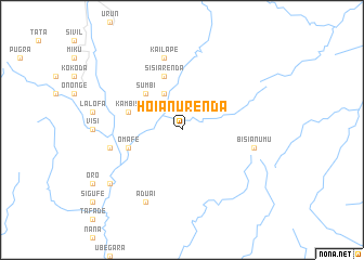 map of Hoianurenda