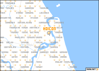 map of Hỏi Côn