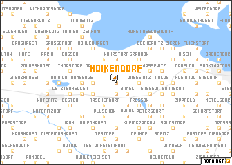 map of Hoikendorf