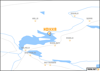 map of Hoikka