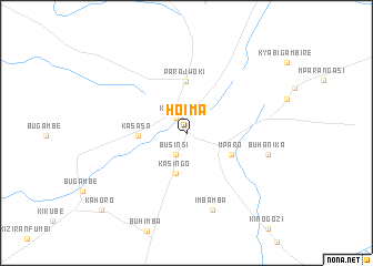 map of Hoima