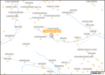 map of Hŏin-dong