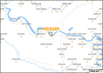 map of Hội Quân