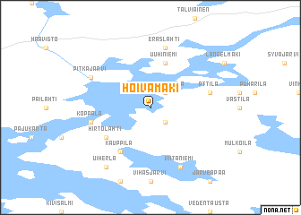 map of Hoivamäki