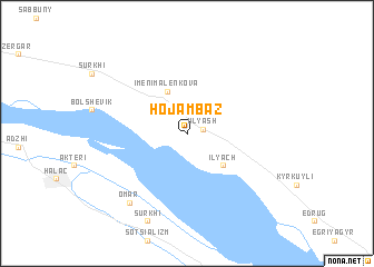 map of Hojambaz