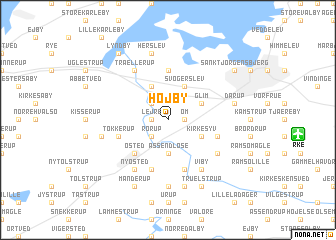 map of Højby