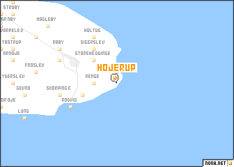 map of Højerup