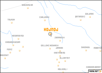 map of ḨojNoj