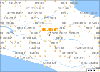 map of Højreby