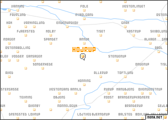 map of Højrup