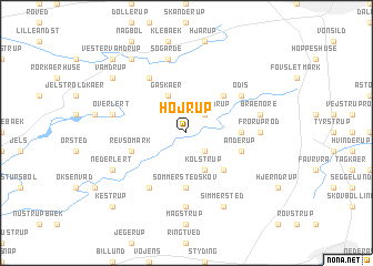 map of Højrup