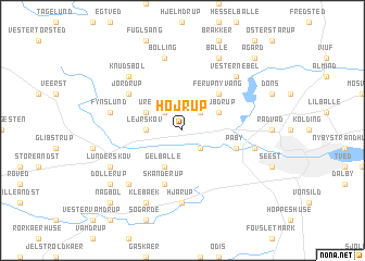 map of Højrup