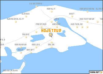 map of Højstrup