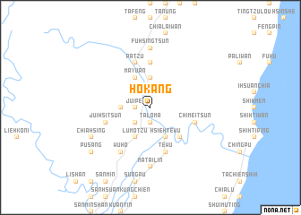 map of Ho-kang