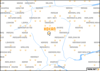 map of Ho-kan