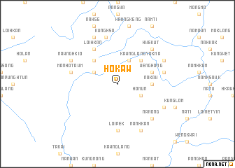 map of Ho-kaw