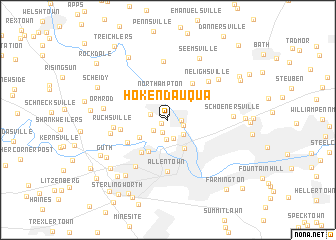 map of Hokendauqua