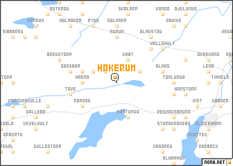 map of Hökerum