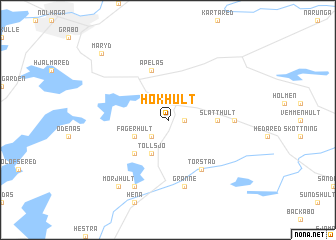 map of Hökhult