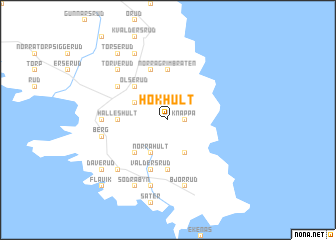 map of Hökhult