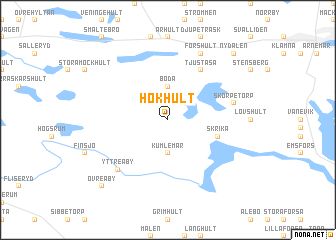 map of Hökhult