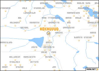 map of Hökhuvud