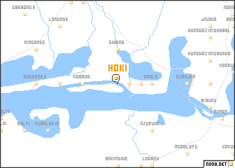 map of Hoki