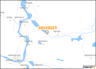 map of Hokkåsen