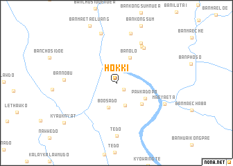 map of Hokki