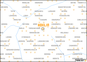 map of Hoklin