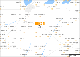 map of Hökön