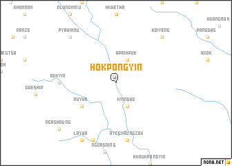 map of Hokpongyin