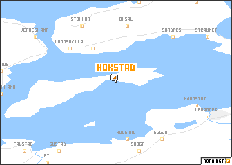 map of Hokstad