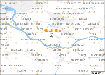 map of Holaake