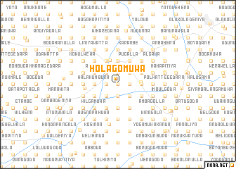 map of Holagomuwa