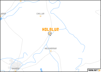 map of Holalūr
