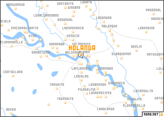 map of Holanda