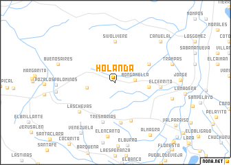 map of Holanda