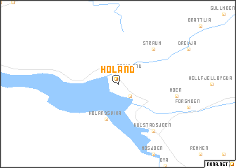 map of Holand