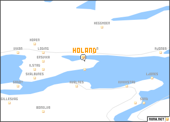 map of Holand