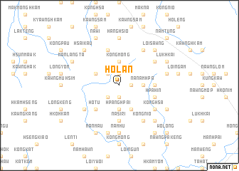 map of Ho-lan