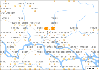 map of Hổ Lao