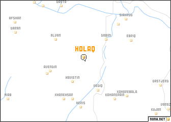 map of Holaq