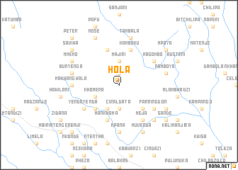 map of Hola