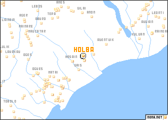 map of Holba