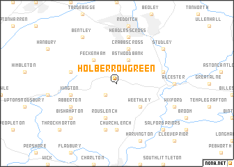 map of Holberrow Green