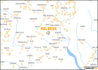 map of Holbese