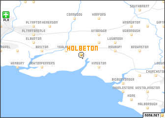 map of Holbeton