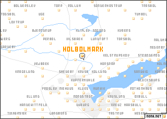 map of Holbøl Mark
