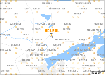 map of Holbøl